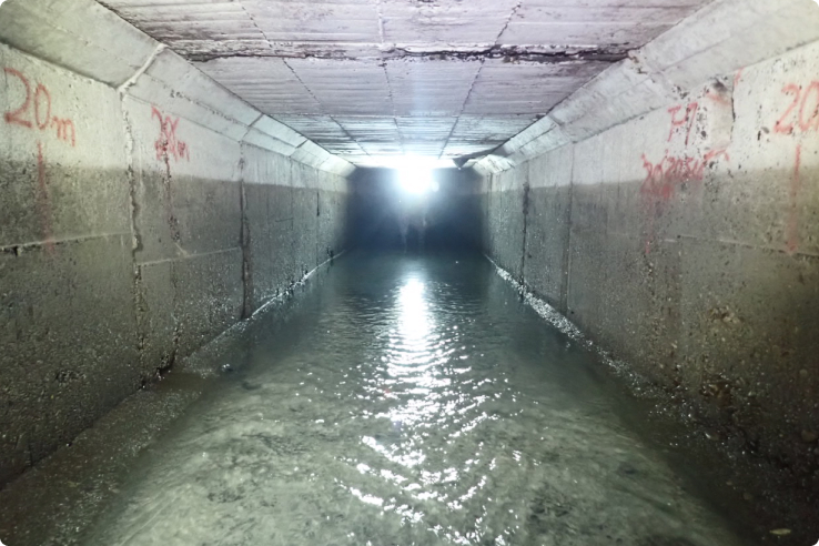 ストリング工法 施工前